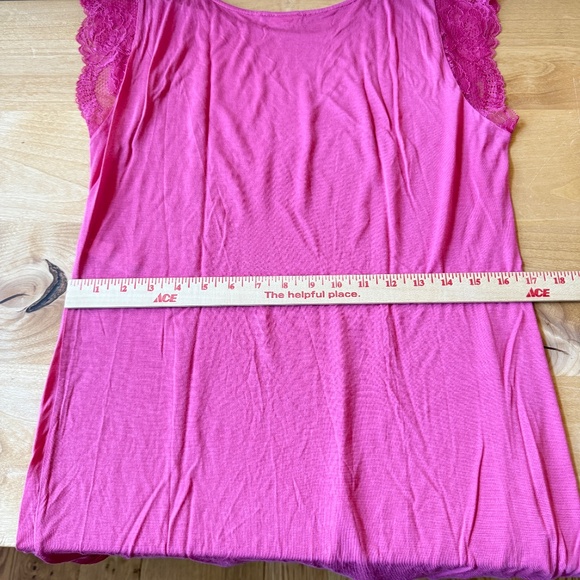 LA PERLA T SHIRT DRESS LACE LUXURIOUS MODERN SOFT MODAL SEXY FEMININE PINK M - Picture 12 of 13